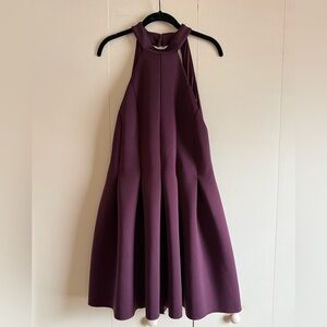 ASOS Deep Purple Backless Dress